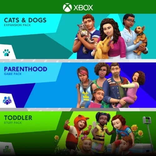The Sims 4 Özel Paket 1 (Cats & Dogs, Parenthood, Toddler Stuff)